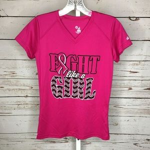 Badger Breast Cancer Awareness Athletic Top XS